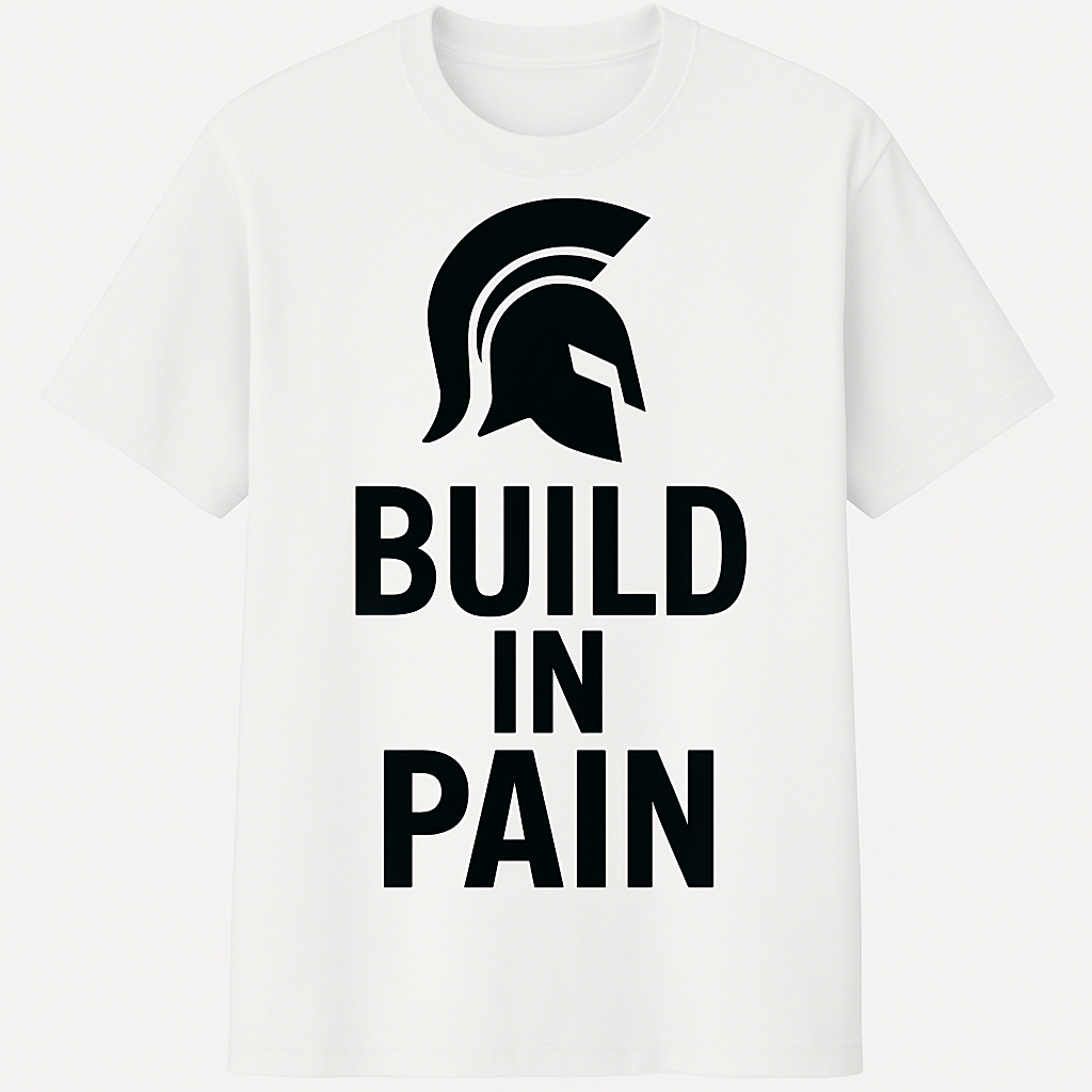 Build In Pain – Power Through Tee